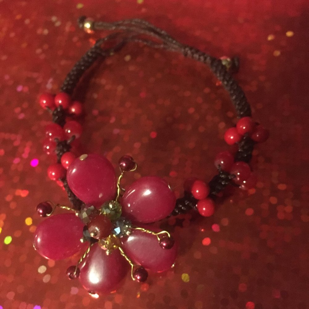 Chinese Macrame Stone Bracelet -125 $18 FIRM